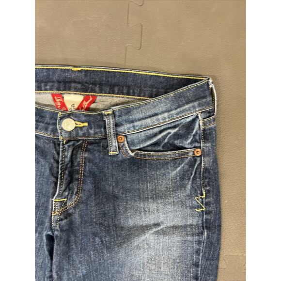 Lucky Brand Women's Jeans Size 4 / 27 Zoe Boot Cut Low Rise Stretch Blue Denim - Picture 2 of 12
